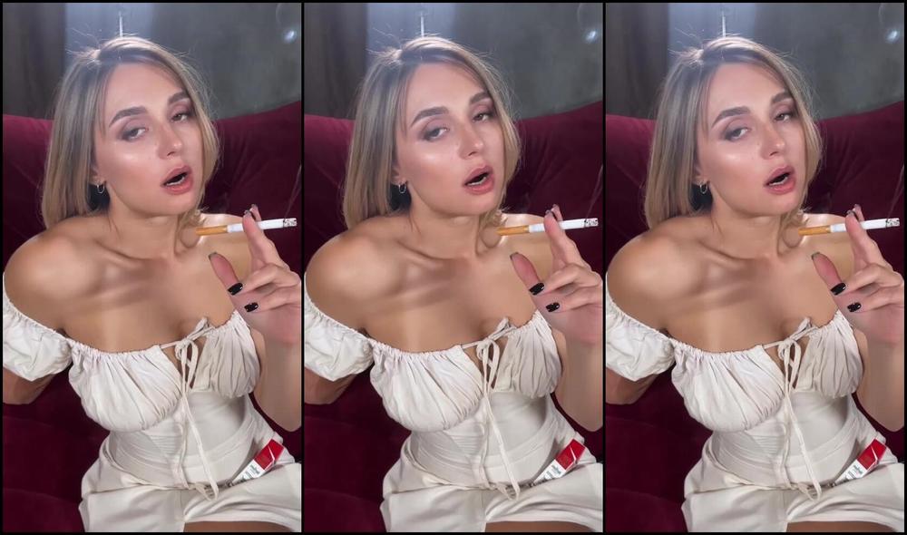 Only Yana Nicknamed Only Yana 09 26 2023 Onlyfans Video An Elegant Girl With A Strong And Long Cigarette