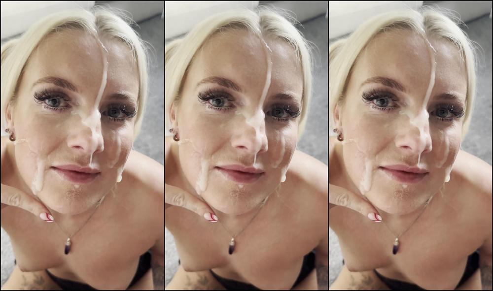 Blonde Hotwife Eats Cum August 15, 2024 Manyvids