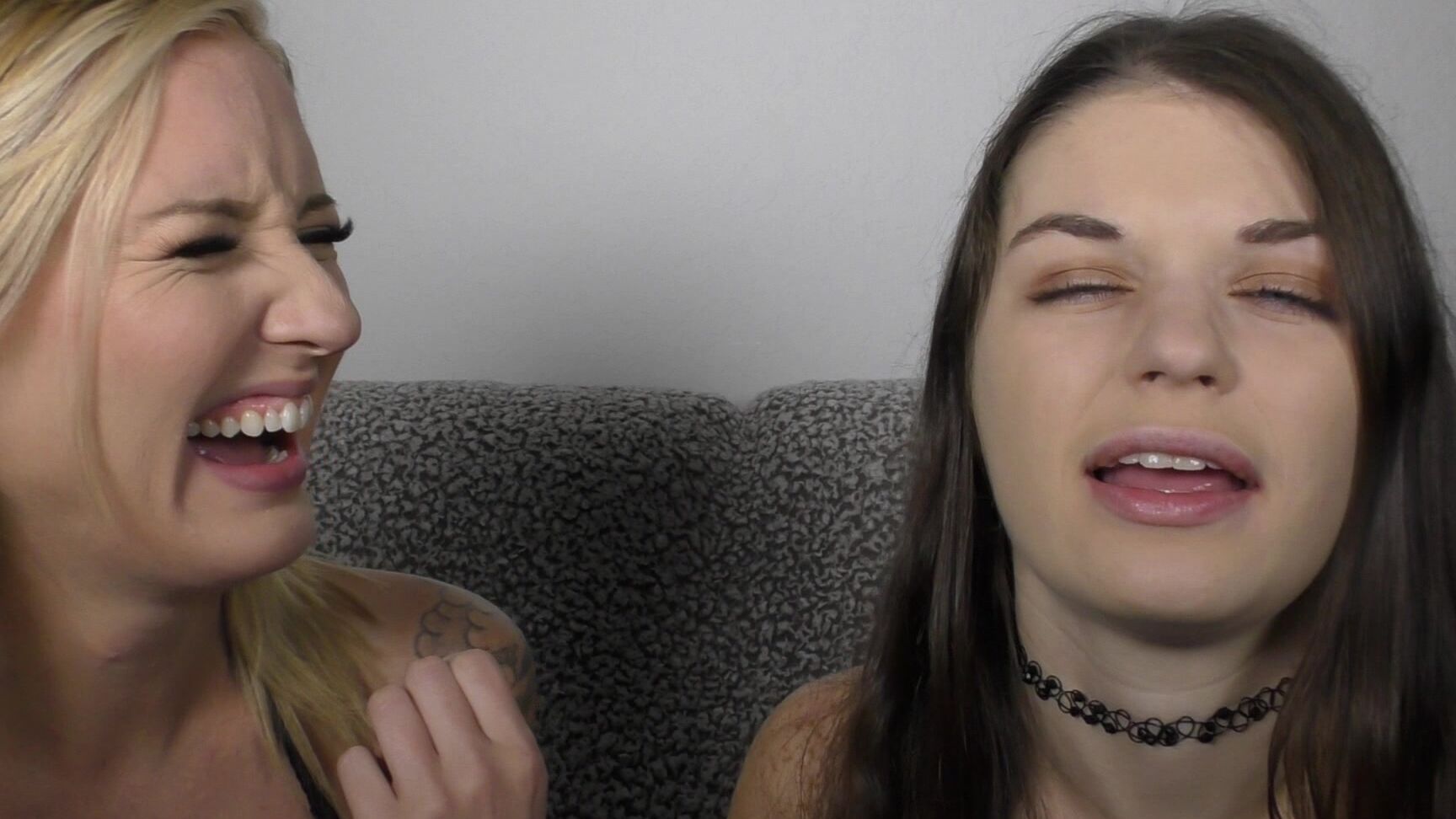 "Alexis Rain" lip fetish, mouth fetish, teeth, tongue fetish, uvula fetish Reagan amp Anastasia Mouth Tour Manyvids