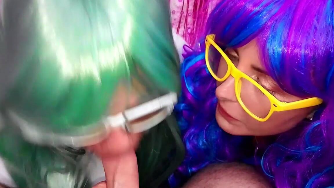 "Helenas Cock Quest" amateur, blowjob, cum in mouth, cum swap, role play Blowjob Leads To Facial With Glasses On Manyvids