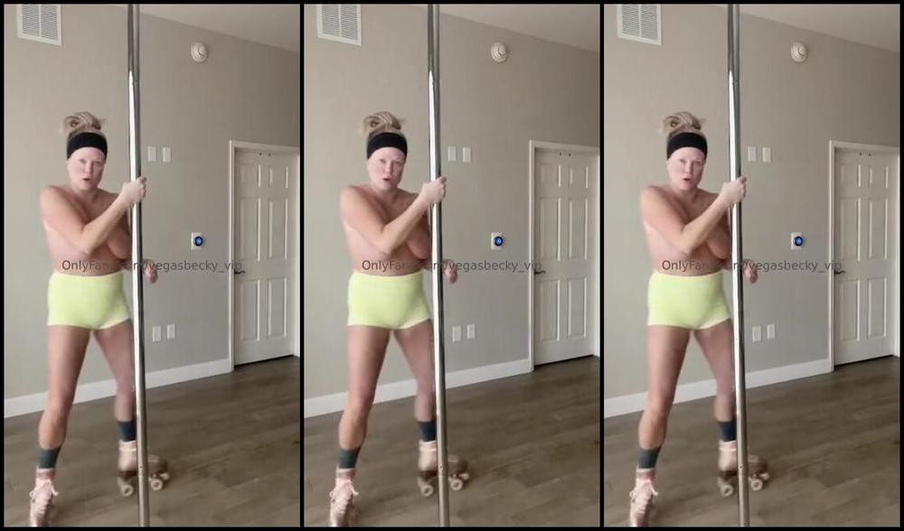 Vegas Becky Vip Nicknamed Vegasbecky Vip 08 07 2024 Onlyfans Video Still Learning To Roller Skate And Always Topless