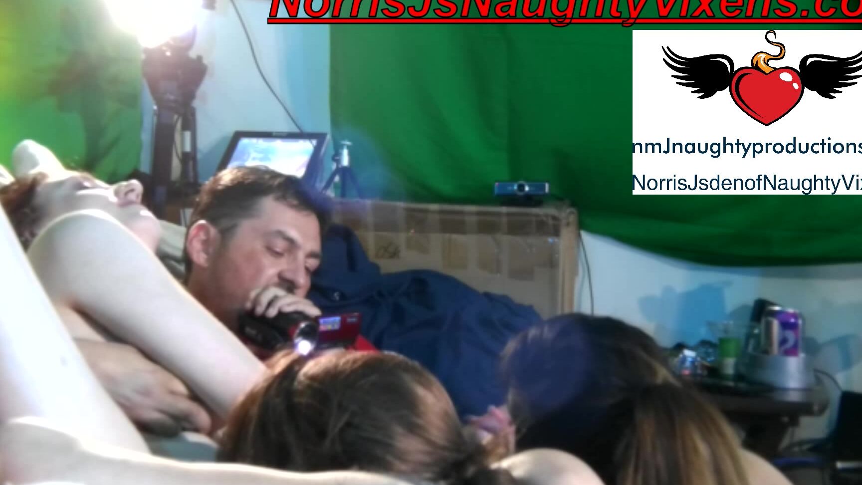 "nmjnaughtyvixens" adulttheater, bigboobs, blowjob, fucking, orgy 4way orgy at my place again manyvids