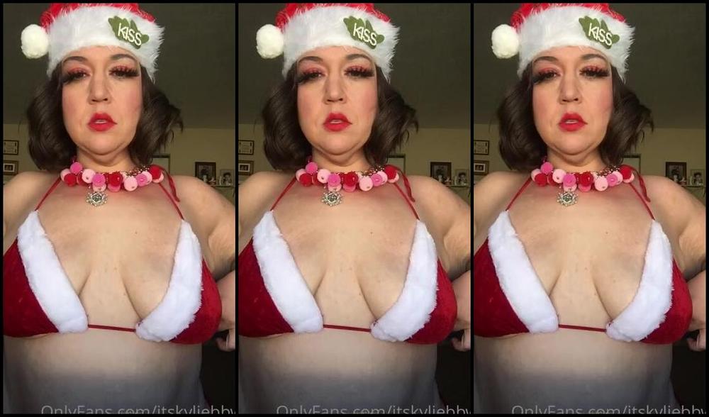 Itskyliebbw Nicknamed Itskyliebbw 12 12 2020 Onlyfans Video Sexy Santa Dance