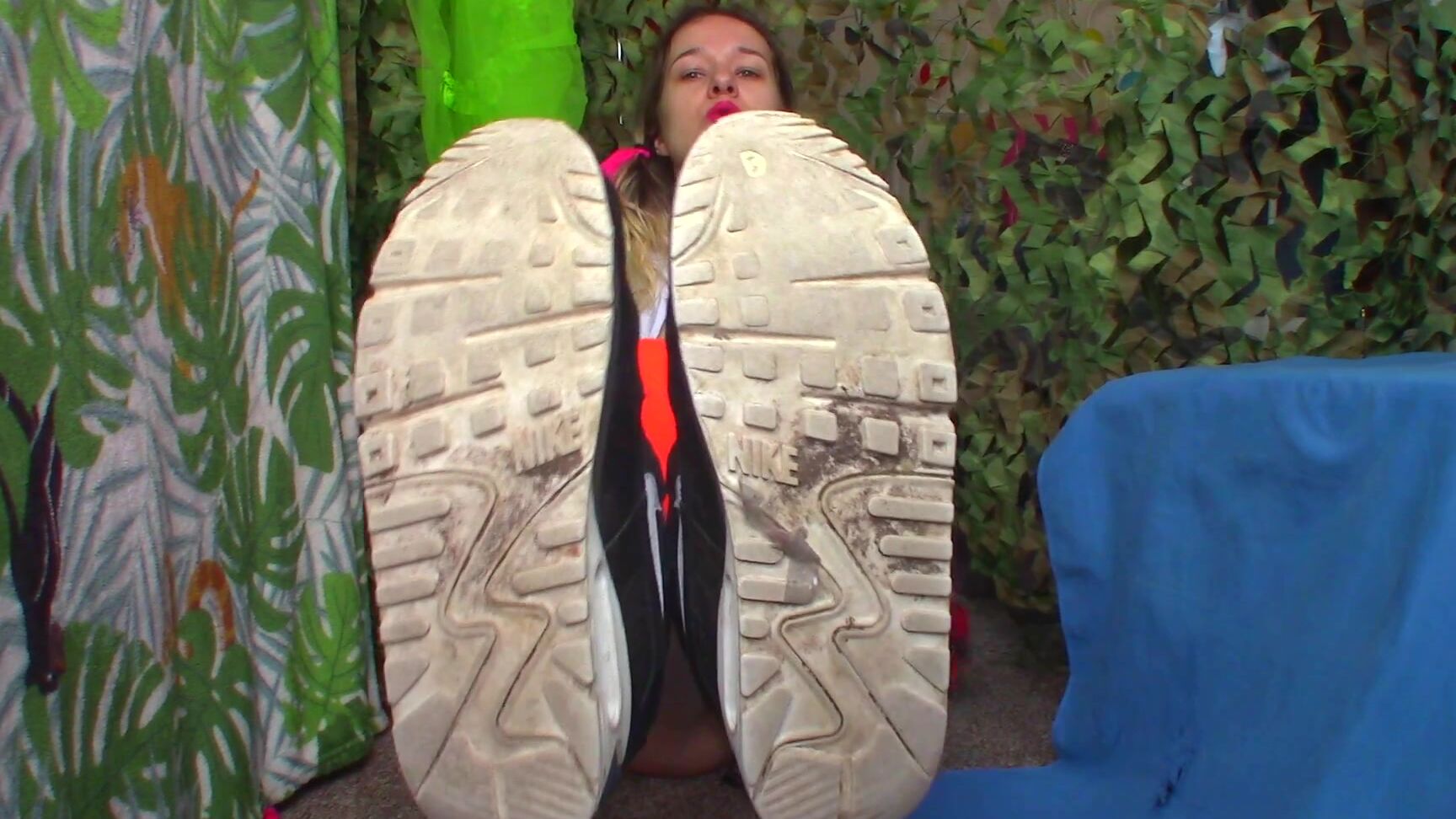 "Goddess Vanessa" foot fetish, shoe & boot worship, shoe fetish, sneaker fetish, socks Dirty SNEAKERS Dirty SOCKS Manyvids