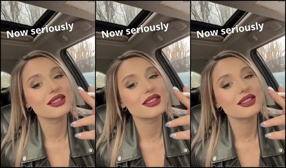 Only Yana Nicknamed Only Yana 02 28 2023 Onlyfans Video My Stay In The Car Will Not Be Boring I Fiddled With The Phone