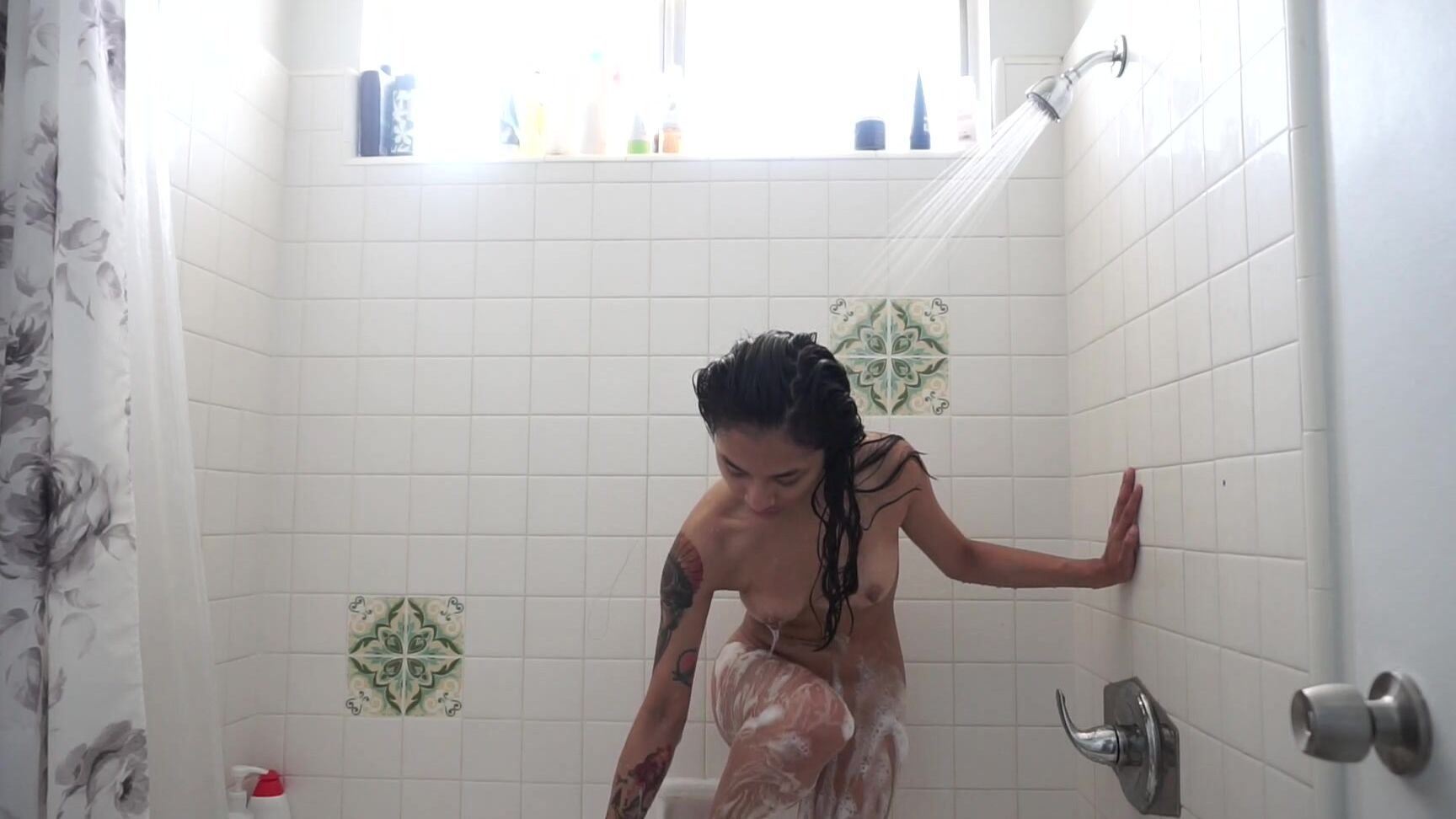 "Avery Black" asian, fingering, moaningfetish, shower Finger Fucking In The Shower manyvids