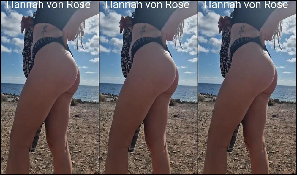 Hannah Von Rose Nicknamed Hannah Von Rose 05 31 2023 Onlyfans Video Lets Go To The Beach Together