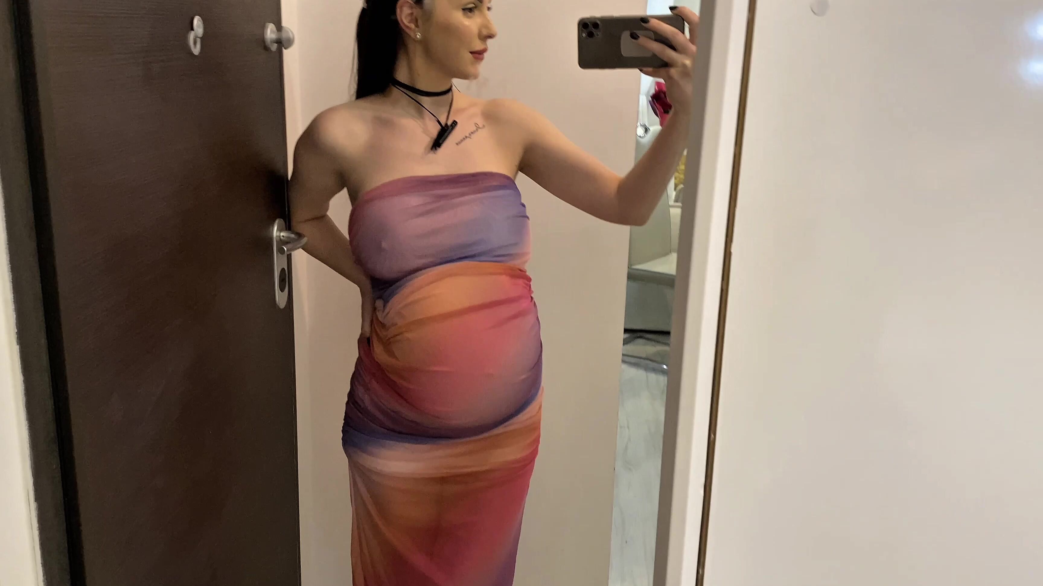 Pregnant Step MOMMY Tries on New Dress March 07, 2025 Manyvids