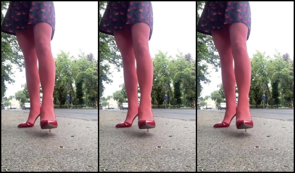 Harisnyas Csaj Nicknamed Harisnyas Csaj 09 26 2024 Onlyfans Video With Eva In The City Im Wearing Bright Orange Wolford Velvet Deluxe Tights With Red