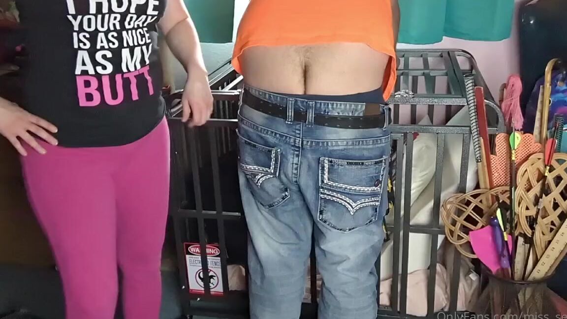 Miss Sephie Nicknamed Miss Sephie 03 23 2023 Onlyfans Video Vid Kjs Turn For A Lesson Bent Over The Cage Kingj420