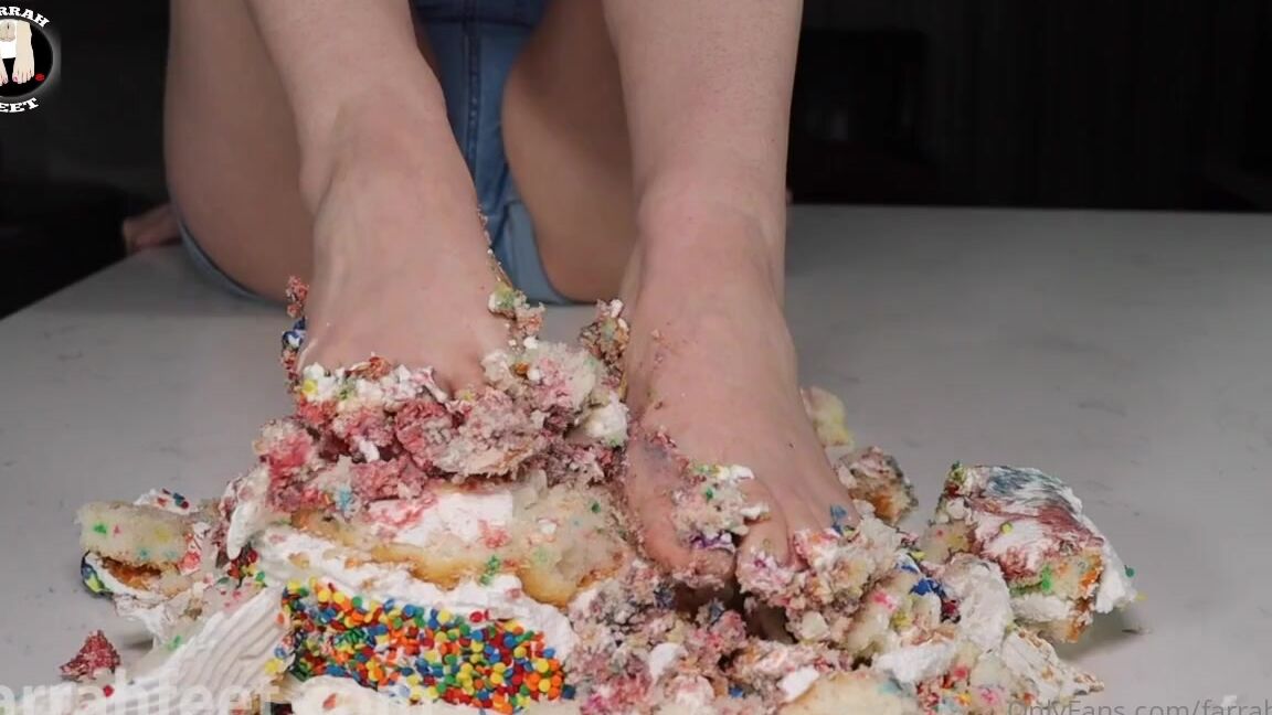 Farrah Feet Nicknamed Farrahfeet 07 23 2024 Onlyfans Video Watch My Feet Destroy This Bday Cake