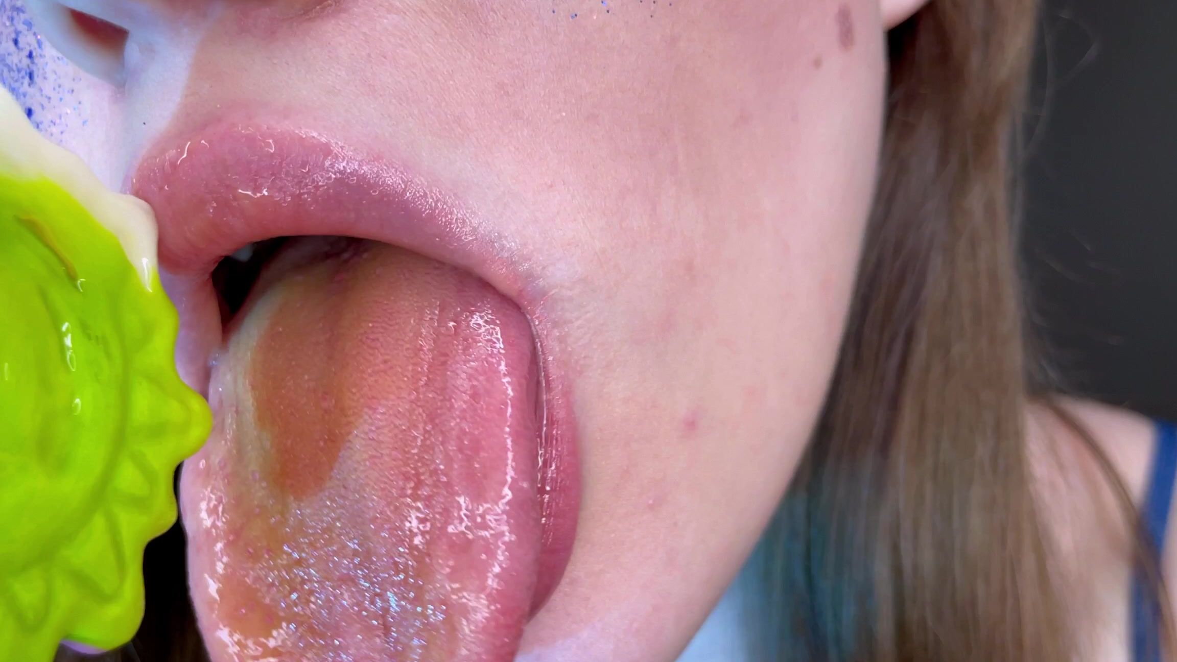 "Babyheavanian" drool, licking, lollipoplickers, mouthfetish, sfw, tonguefetish Tongue amp lolli lick and tease Manyvids