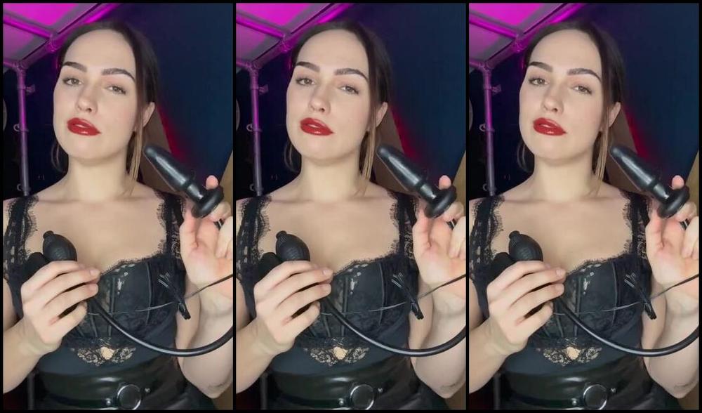 Gynarchy Goddess Nicknamed Gynarchygoddess 03 01 2025 Onlyfans Video So Much Fun To Be Had With An Inflatable Latex Butt Plug Ms