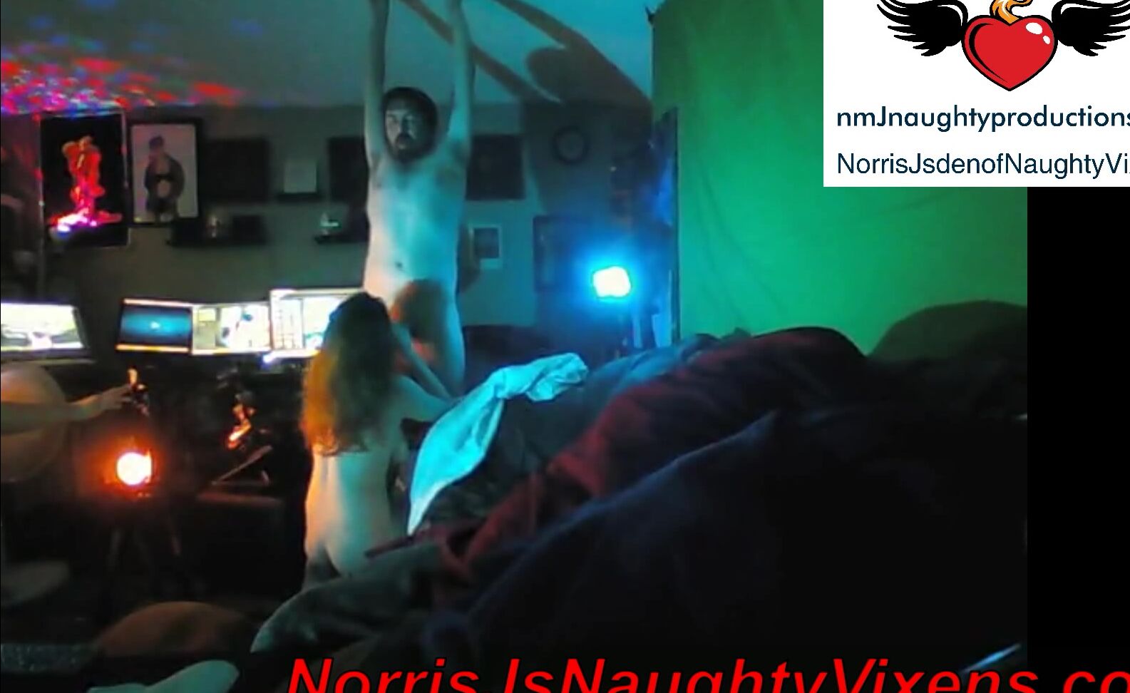 "nmjnaughtyvixens" behindthescene, blowjob, doggystyle, fucking, webcam Spycam of me amp Autumn Gram pornshoot Manyvids