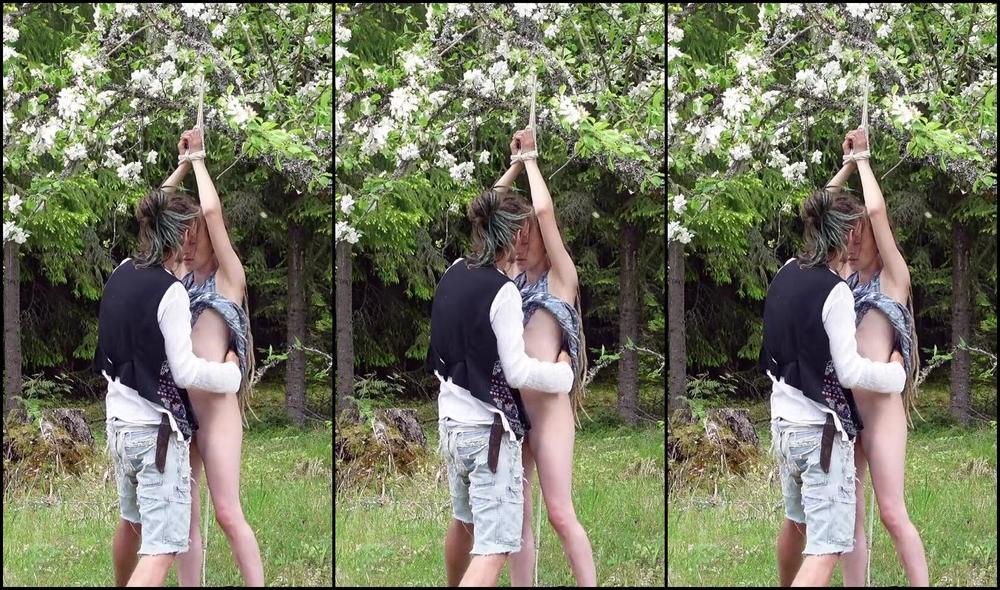 Подвязанные В Цветущей Яблоне Rosenlundx Vertical Hd