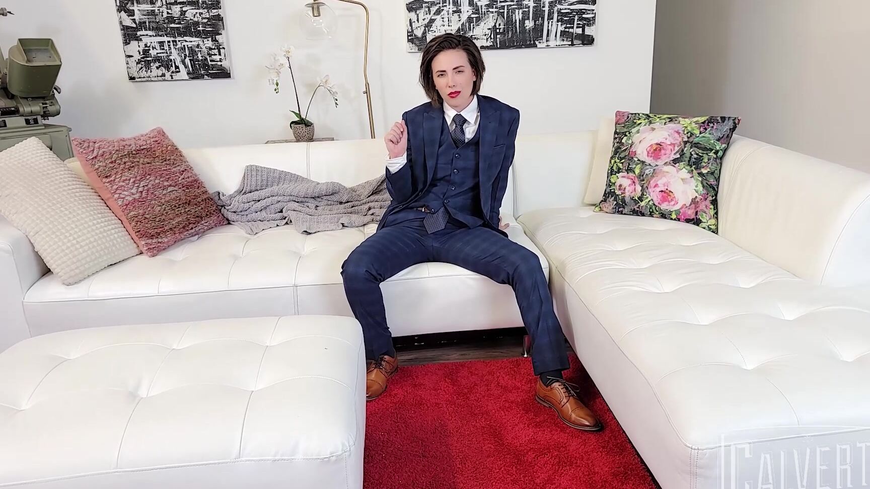 "Casey Calvert" crossdressing, femdompov, fetish, kink, roleplay clothing swap suit tease Manyvids