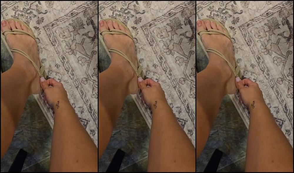 Sexysassquatch34 Nicknamed Goddessnat34 07 01 2025 Onlyfans Video Trying On My Daughter S Size 11 Shein Sandal