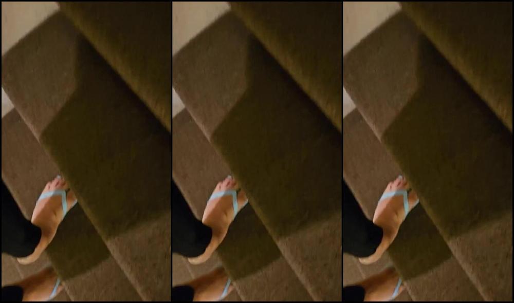 Sexysassquatch34 Nicknamed Goddessnat34 04 30 2025 Onlyfans Video Video Really Showing Off My Size Walking On Stairs In Size 56 Flip Flops