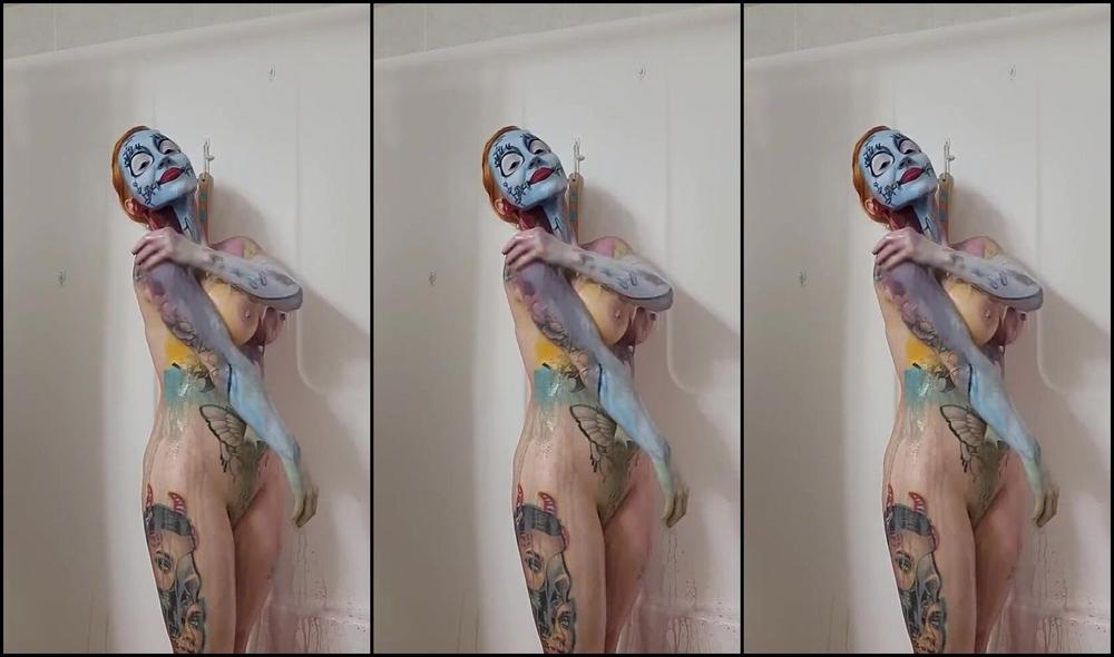 Alien Trash Kitty Nicknamed Alientrashkitty 11 21 2024 Onlyfans Video Sally Bodypaint Wash Offthis Paint Was 7
