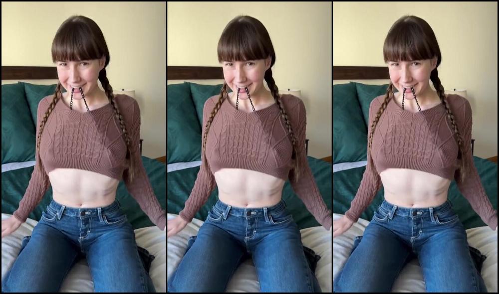 Annika Shae Nicknamed Annikashae 03 10 2025 Onlyfans Video Hidden Clover Clamps Playful Pain With My Favorite Accessory
