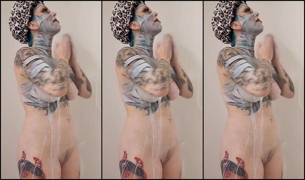 Alien Trash Kitty Nicknamed Alientrashkitty 03 08 2023 Onlyfans Video Im Working On Getting All Of My Previous Bodypaint Wash Offs In The Main Feed