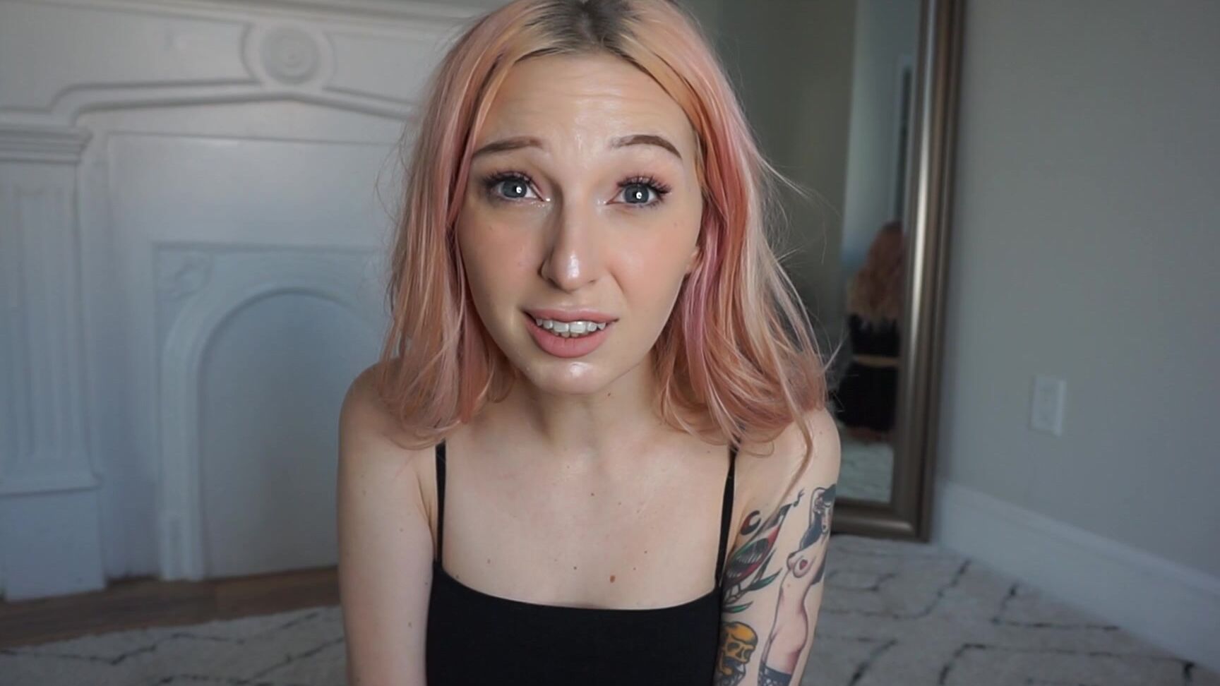 "HARPERMADI" flashing, tattoos, orgasm denial, tease & denial, tit play 407 No Nut November Reminder 2 Manyvids