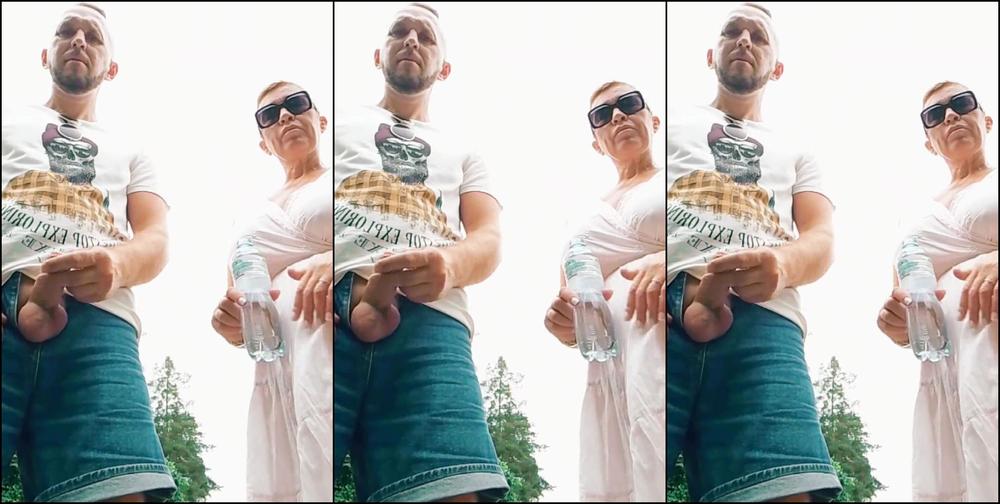 We Walk In The Park With My Stepmother She Shows Her Big Tits And Pussy And My Stepson Jerks Off Crazyfamily 1970