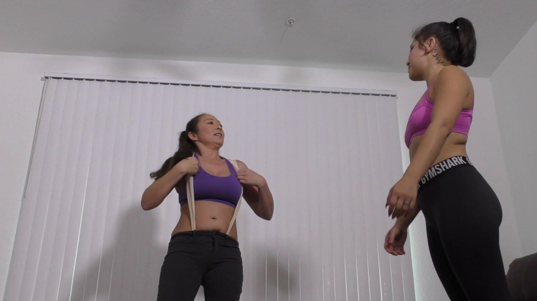 "Alexis Rain" asian, big tits, milf, panty fetish, wedgies Sushii humiliates Nyssa Wedgies Manyvids