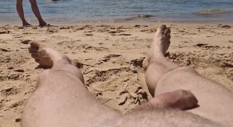 На Пляже Падчерица Отсасывает Отчиму