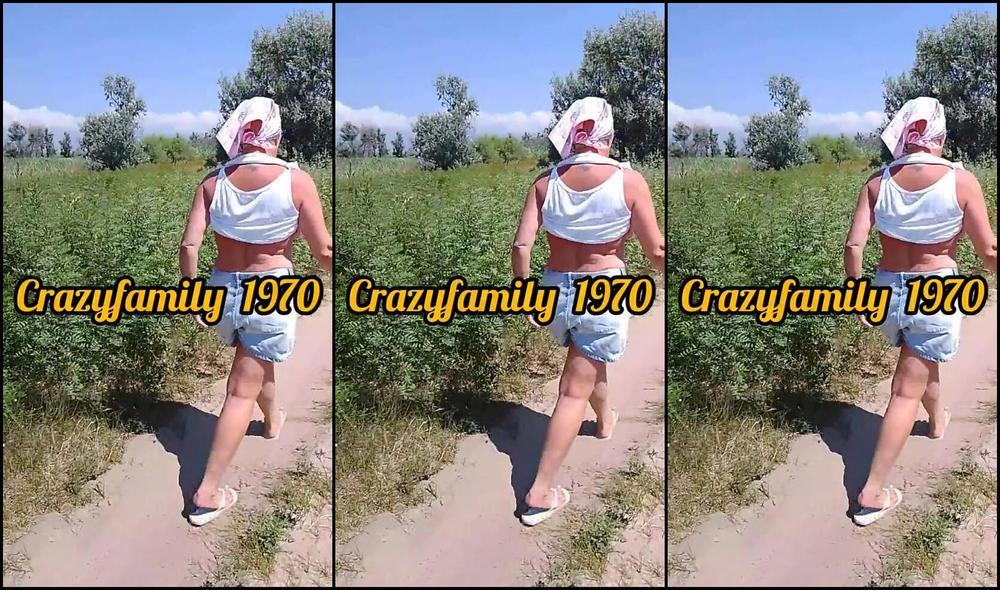 My Step Mom Pissing On The Road Crazyfamily 1970