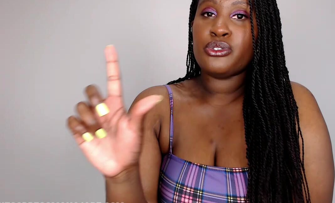 "UnfriendlyBlckHottie" ebony female domination, masturbation humiliation, ruined orgasms, tease & denial, verbal hardcore humiliation Call yourself A loser amp Jerk Manyvids