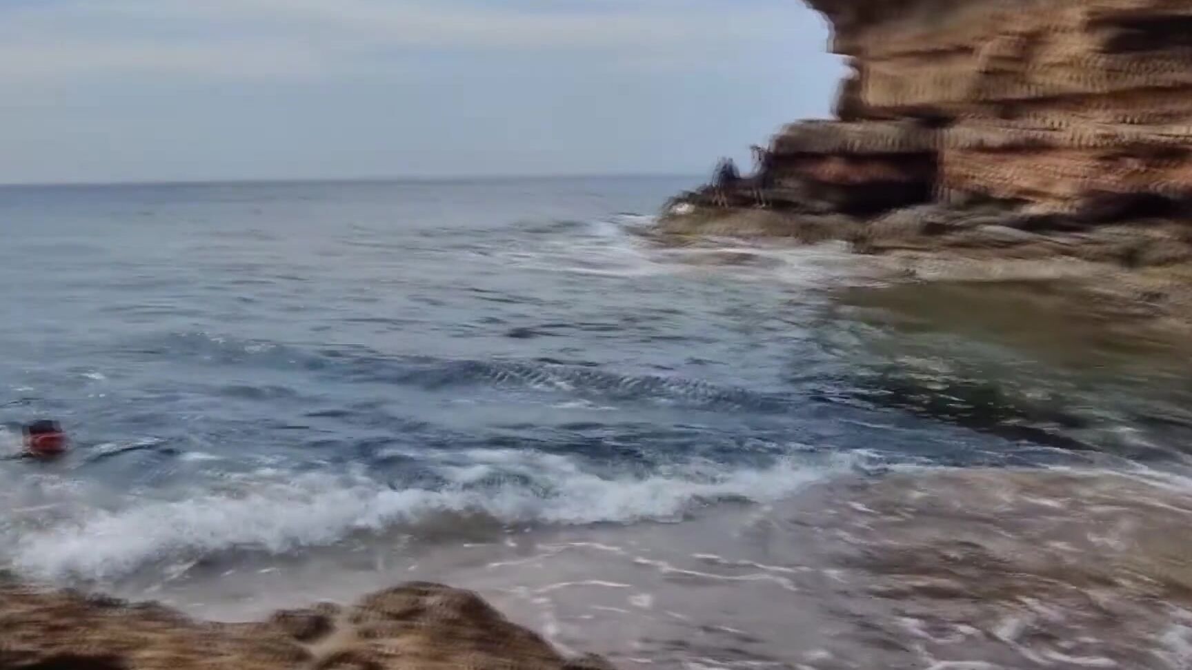 Дайверы Наблюдают За Тем Как Мы Трахаемся На Пляже