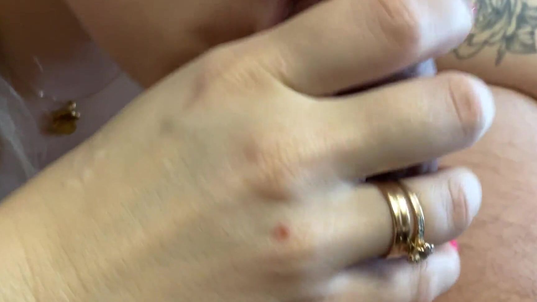 Slobbery Blowjob From A Cute Blonde Cum In Mouth With Moans