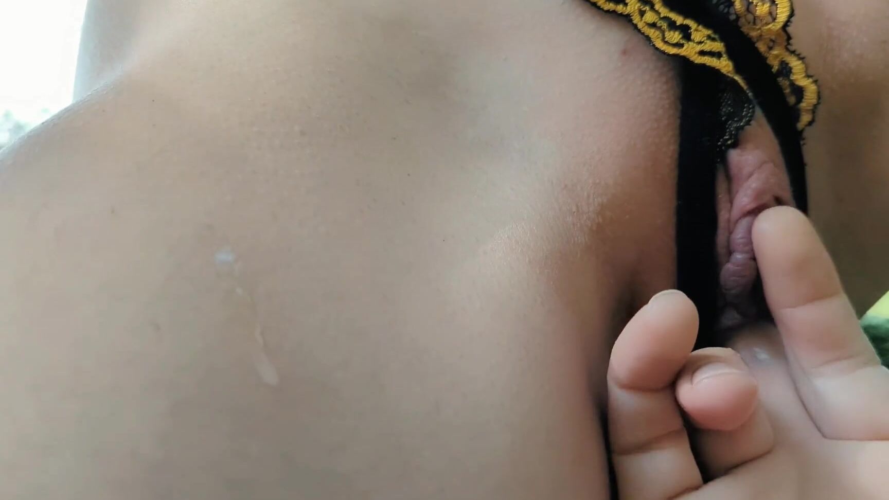 Outdoor Doggie Creampie Cum Stuffed Deeply In The Woods Italian Amateur Couple Miele Blanco Miele Blanco