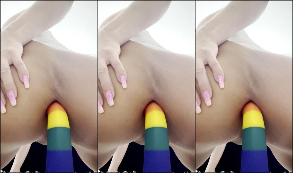 "SashaBull" anal, butt plug, dildo fucking, double penetration, spookyszn Fucking both holes Manyvids