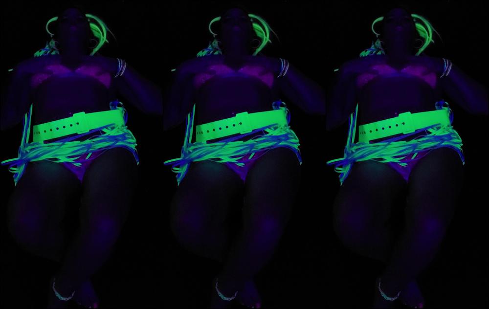 "KittyUV" dancing, hotwives, milf, teaser A Kitty Neon Tease Manyvids