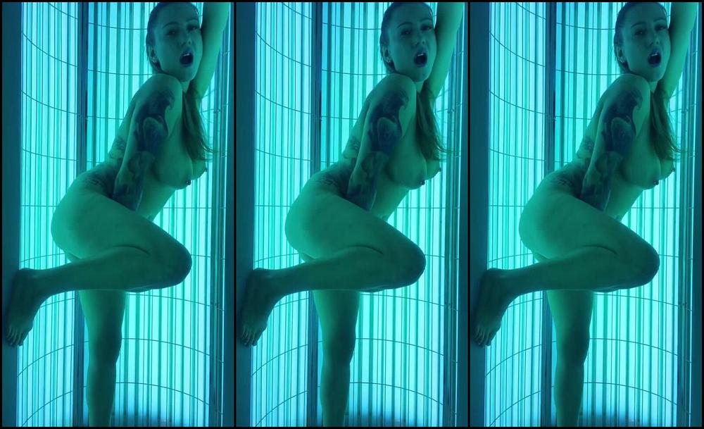 "SuzieLove212" amateur, orgasms, public outdoor, pussy play, tattoos Tanning Bed LOUD ORGASM Manyvids