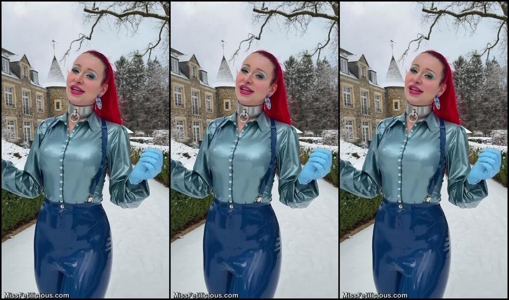 Miss Fetilicious wakes up to a gorgeous Winter day with Onlyfans