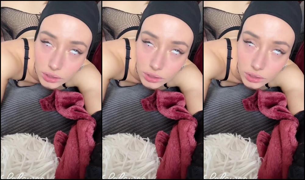 Onlyfans sells her black outfit & fishnet tights for your fetishistic pleasure - Lolawoo 0429 2024