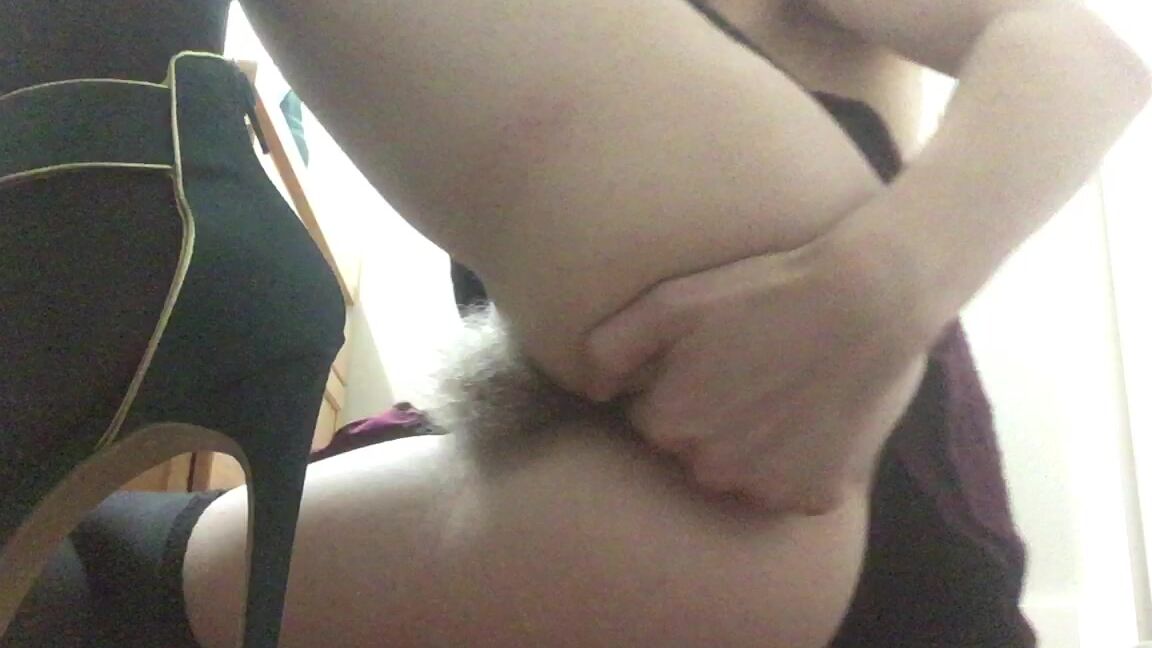 RubyPrincess gets dirty with her panties & heels in this steamy anal play video