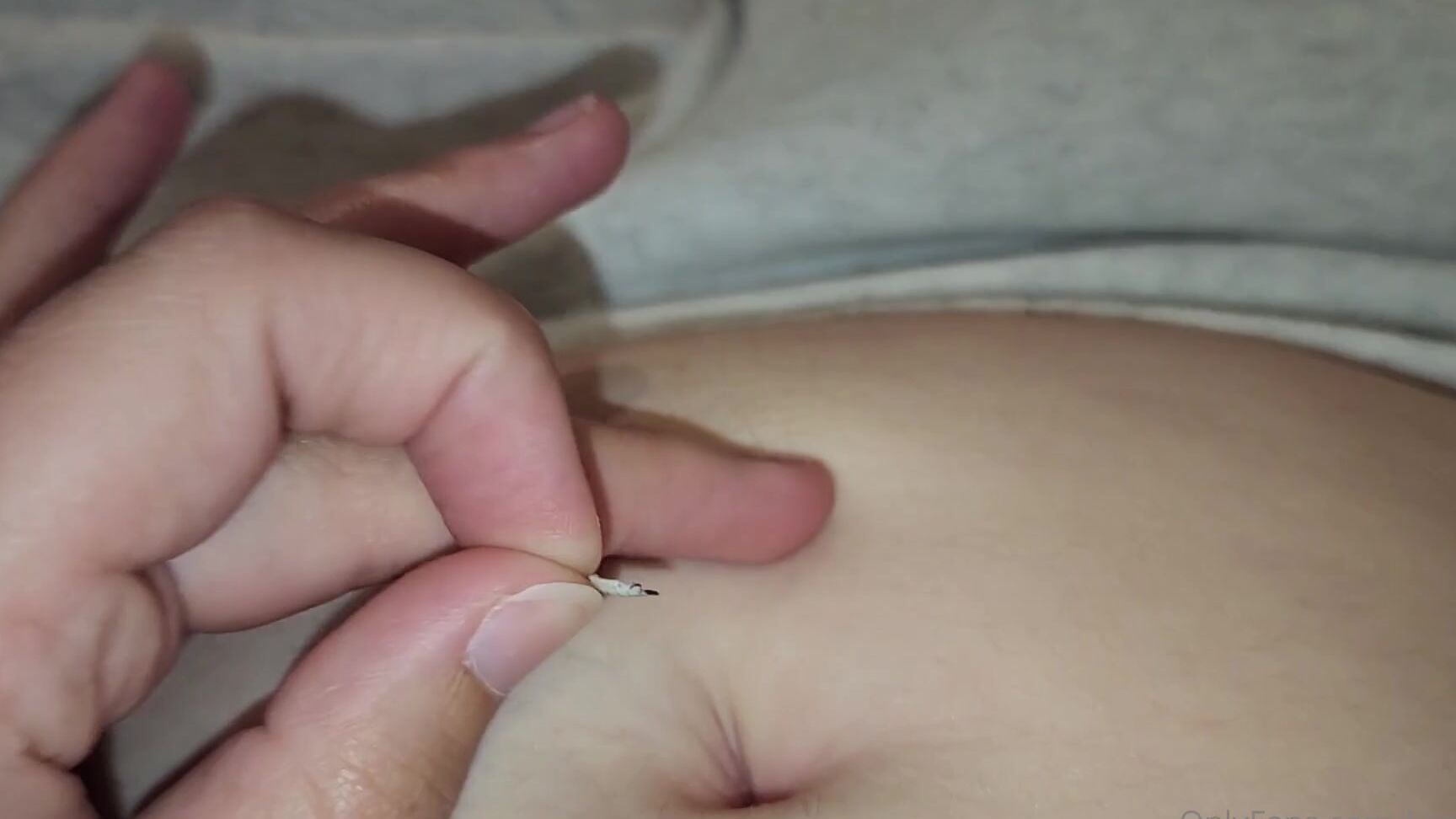 Lisa Asmr gets punished with a belly-button tease & Vore punishment in Onlyfans video