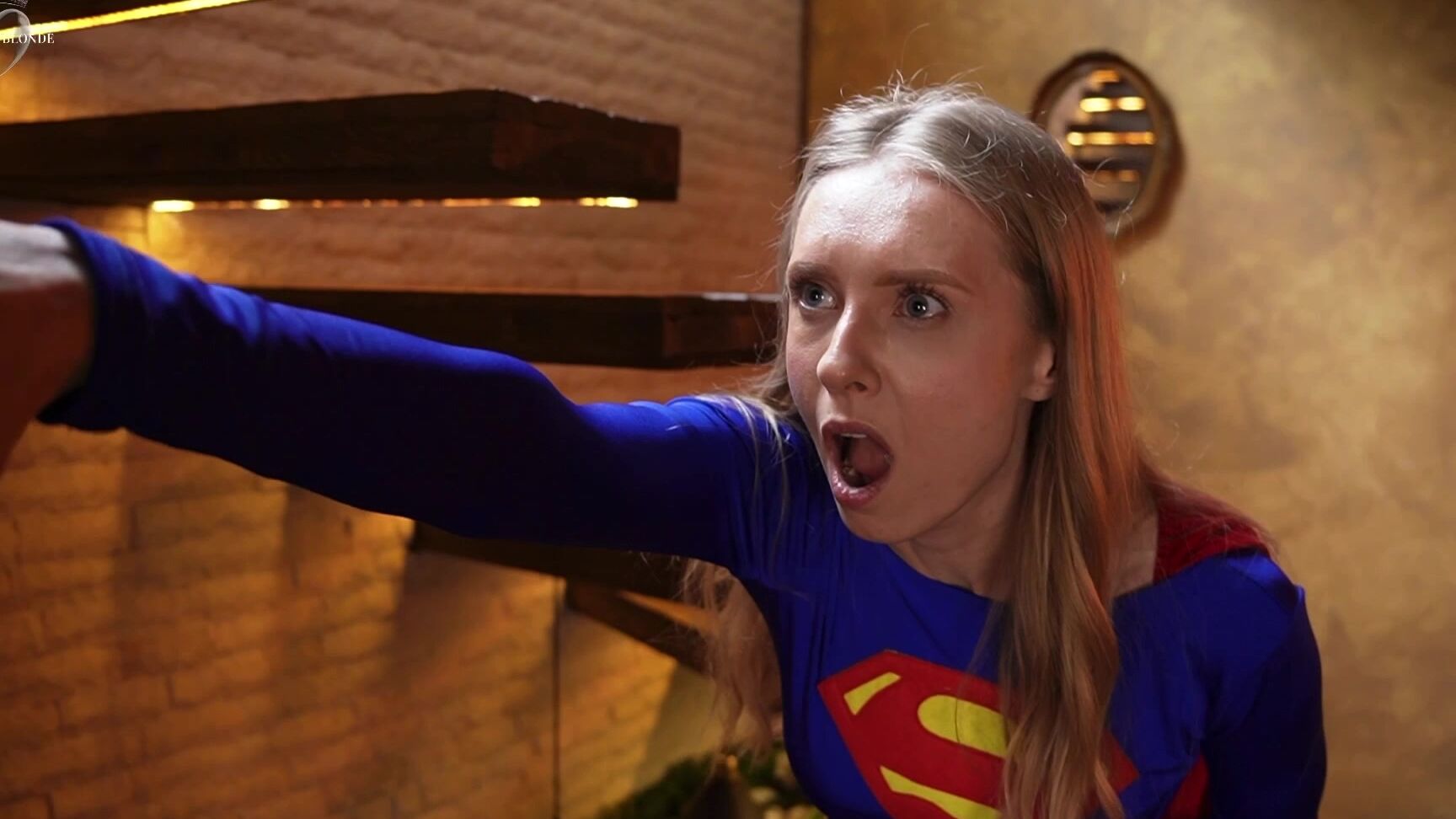 Sexsweetblonde Supergirl Got Herself Into Trouble Free