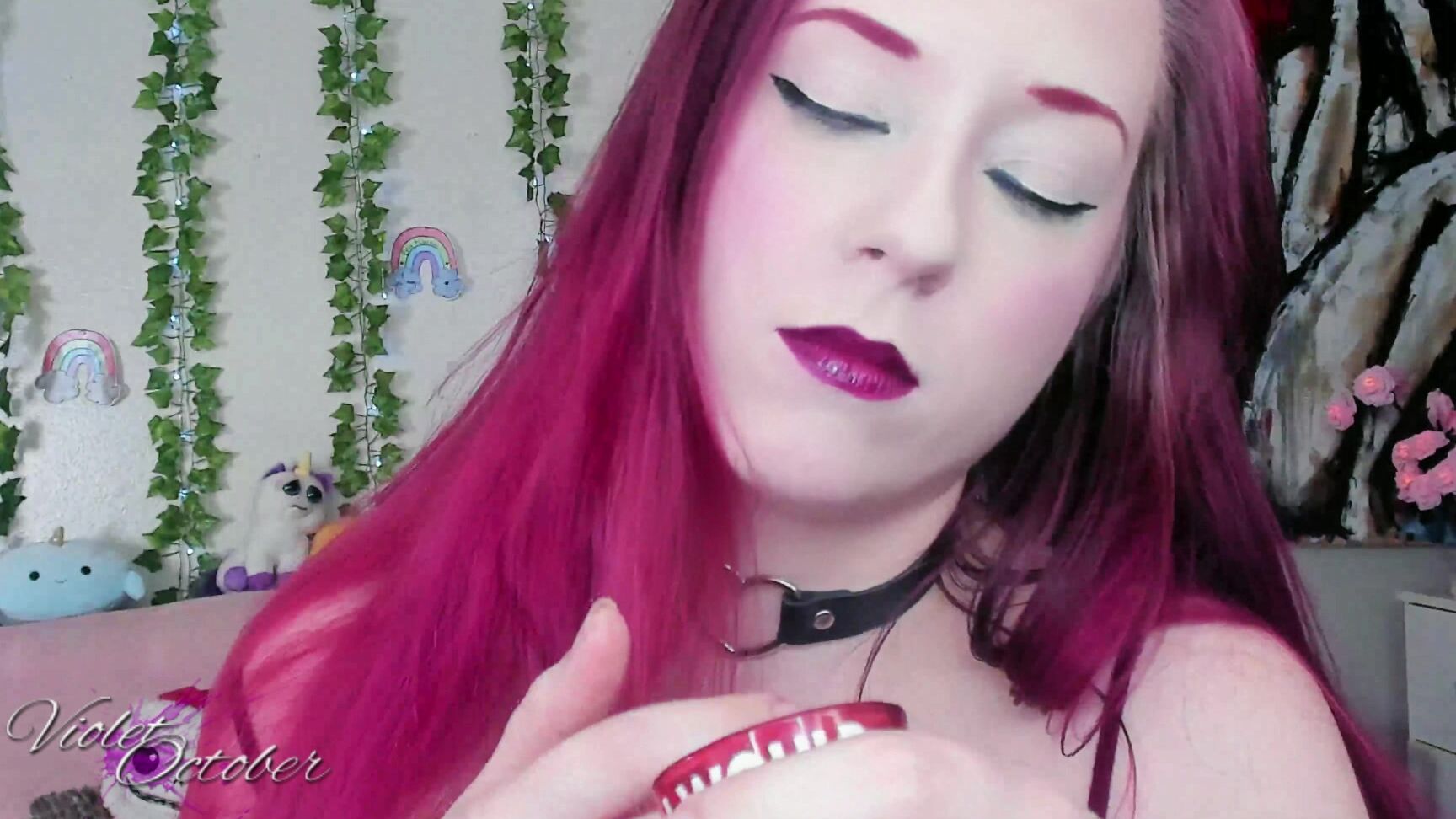"VioletOctober" cigar fetish, lips, lipstick fetish, redhead, smoking Cigarette Smoking Redhead MILF 1080p Manyvids
