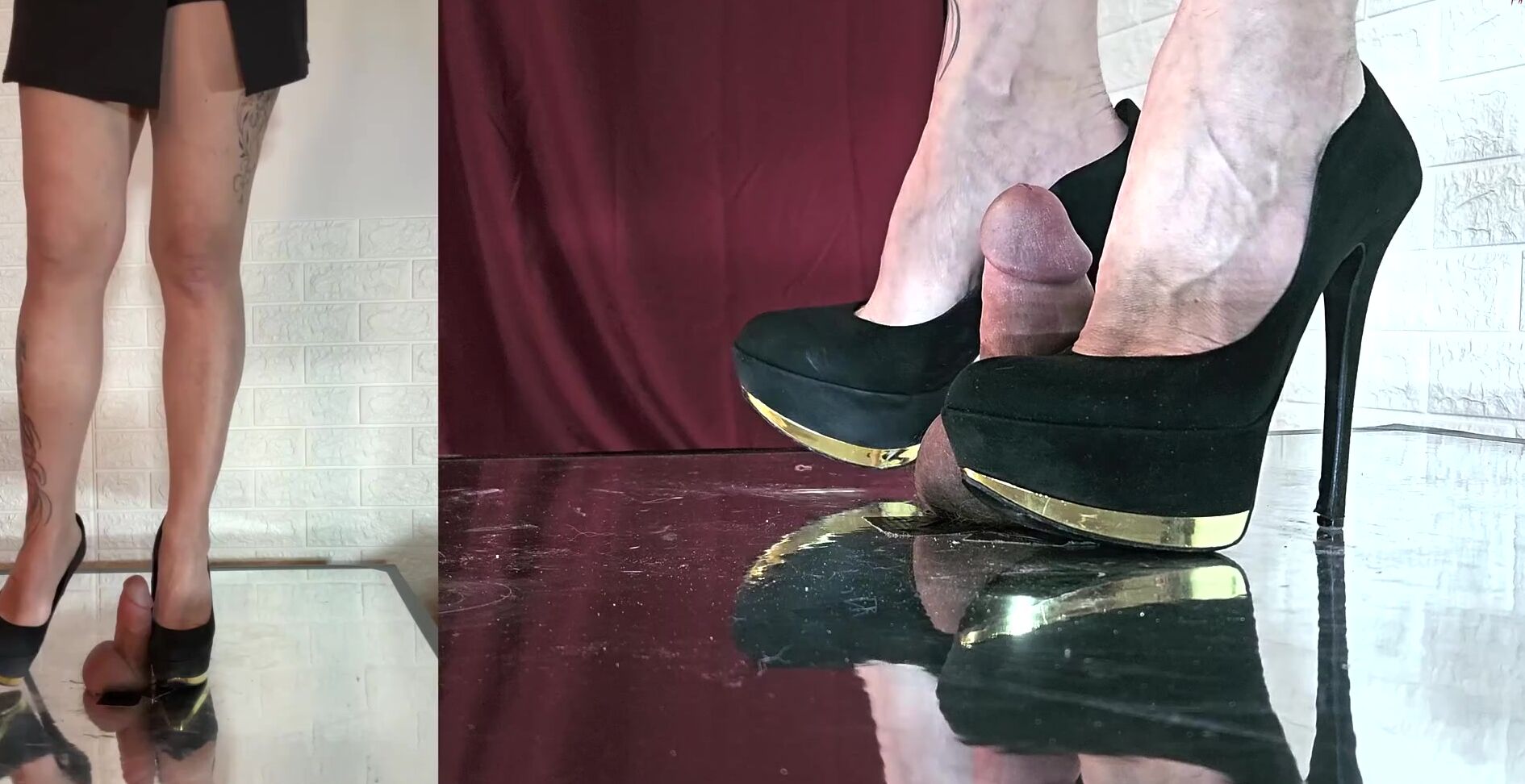 Mistress Elle Nicknamed Mistresselle023 02 06 2025 Onlyfans Video My Black And Gold Pumps Shine Menacingly Today