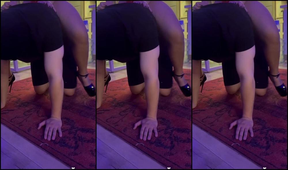 Princessdoga's Onlyfans video: Femdom Princessdoga dominates her slave with feet & feet