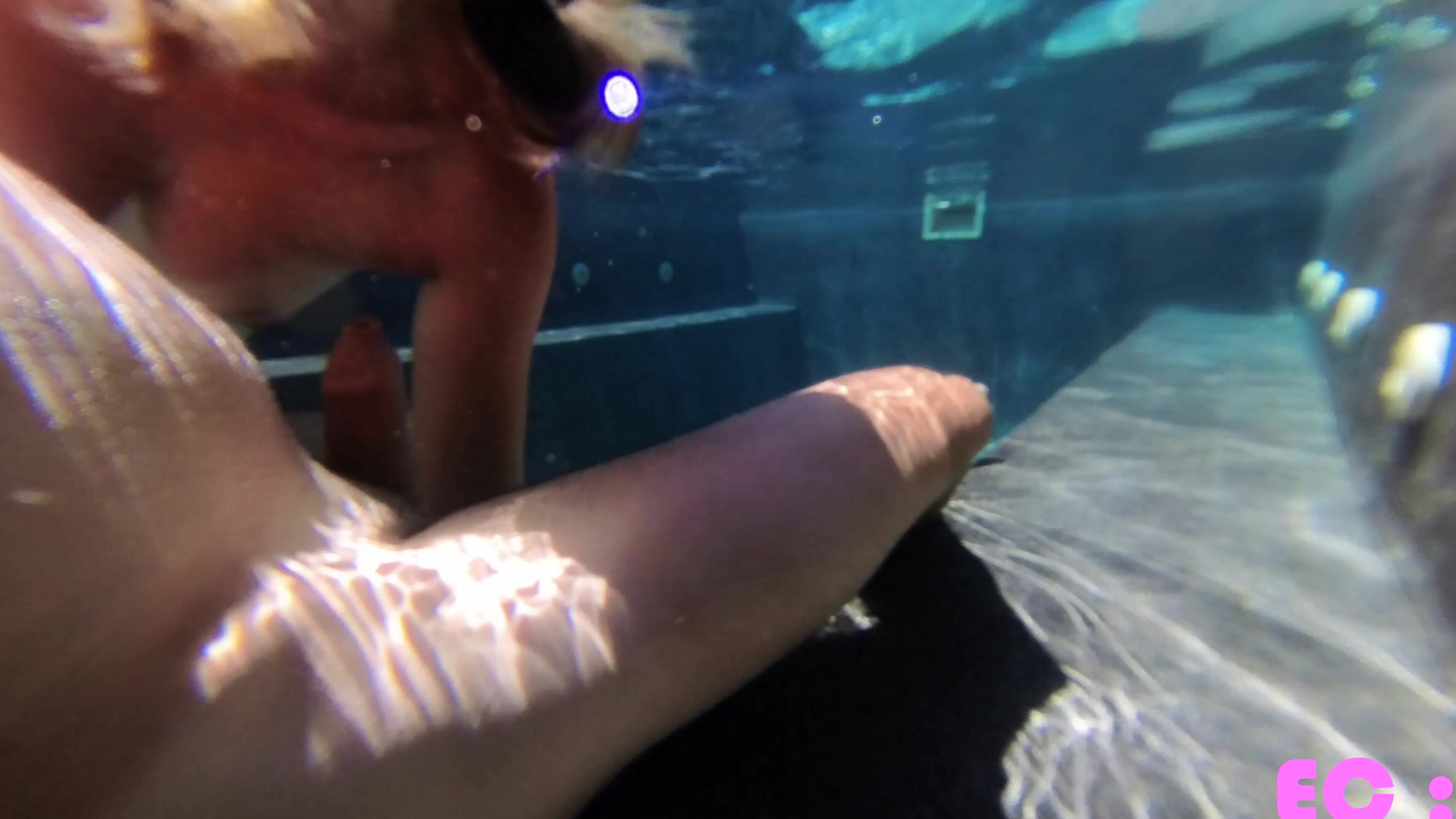 Pinkcandyec Under Water Footage Enjoyment Blowjob And Fucked