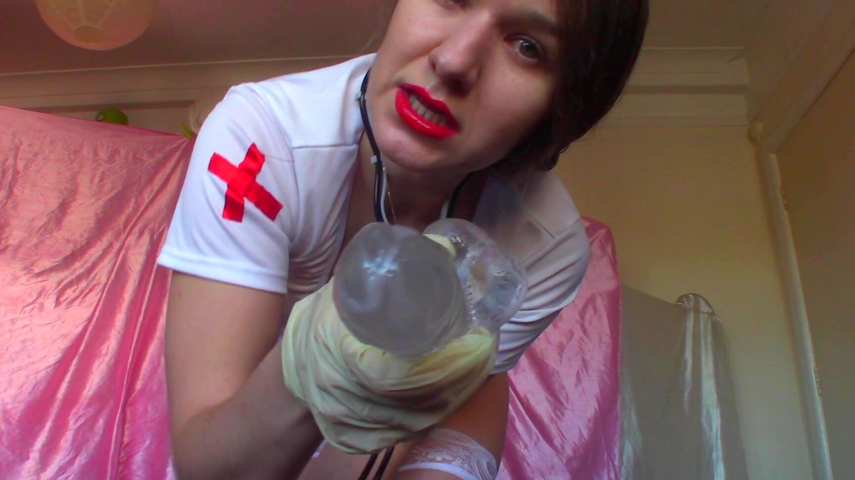 Goddess Vanessa teaches how to jerk off your cock with prostate massage & anal JOI