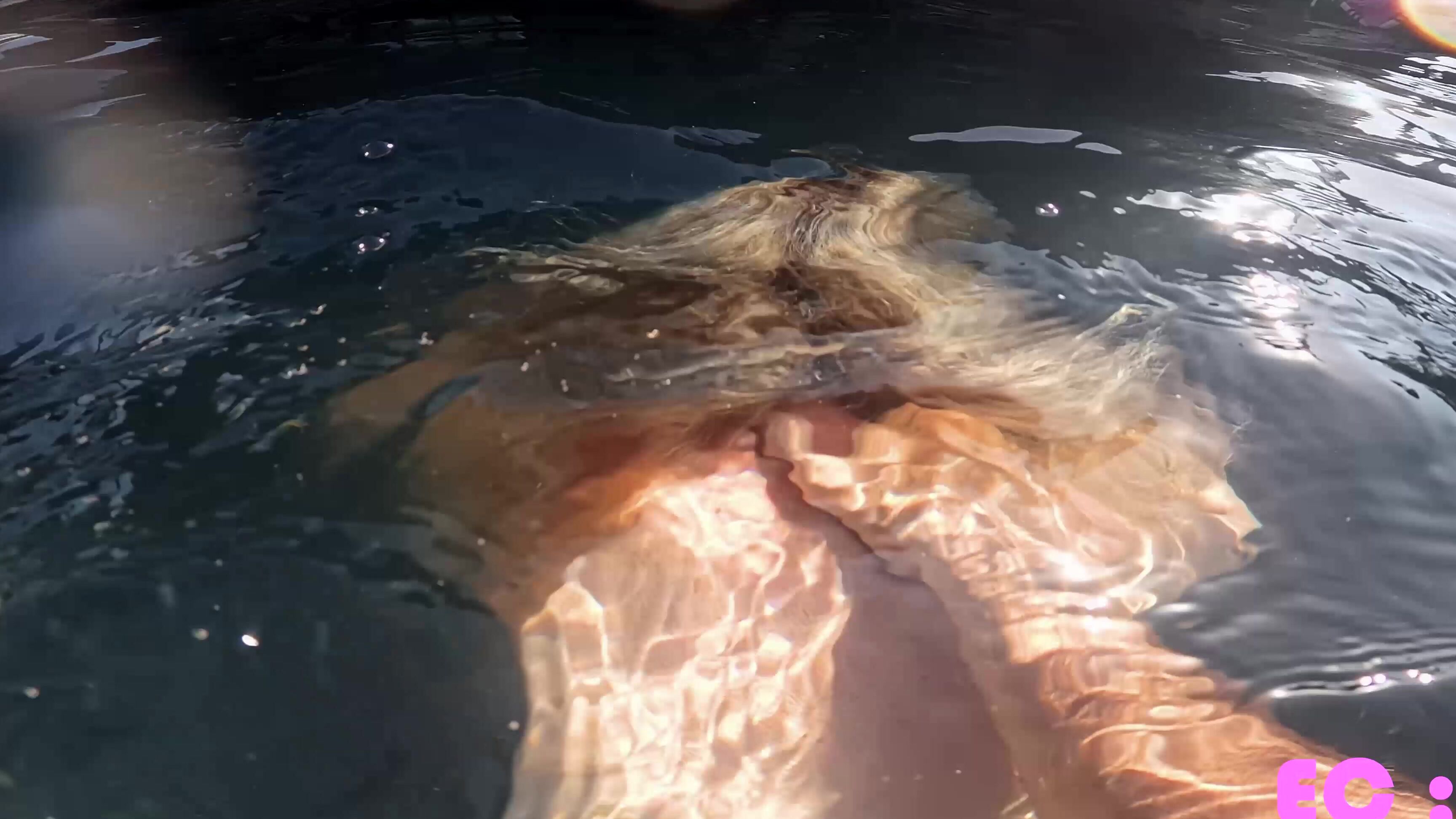 Pinkcandyec Fucked From Behind Under Water In Pool