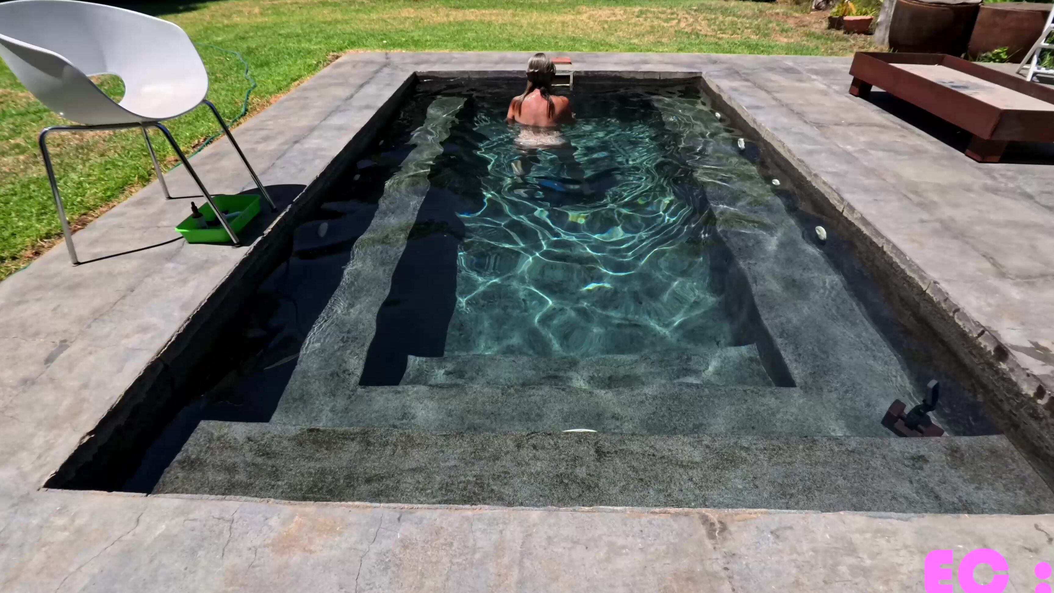 Pinkcandyec Above Water Footage Ass Play Blowjob And Fucked