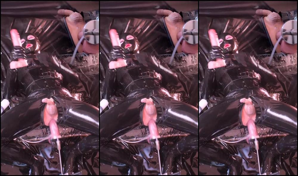 Vanillamuddy's Onlyfans Video Sex Machine amp Latex catsuit Part 1 - Onlyfans mistress fetish video